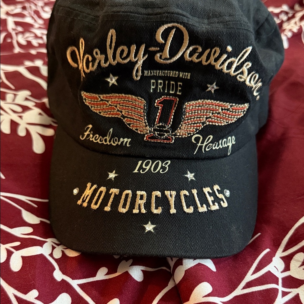 NWT, Women’s Harley-Davidson Black Heritage Cap